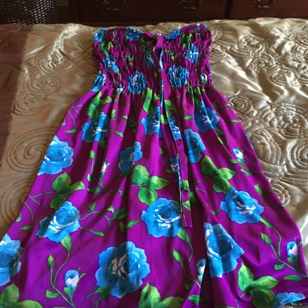 Girls floral swimsuit cover-up - Picture 1 of 1